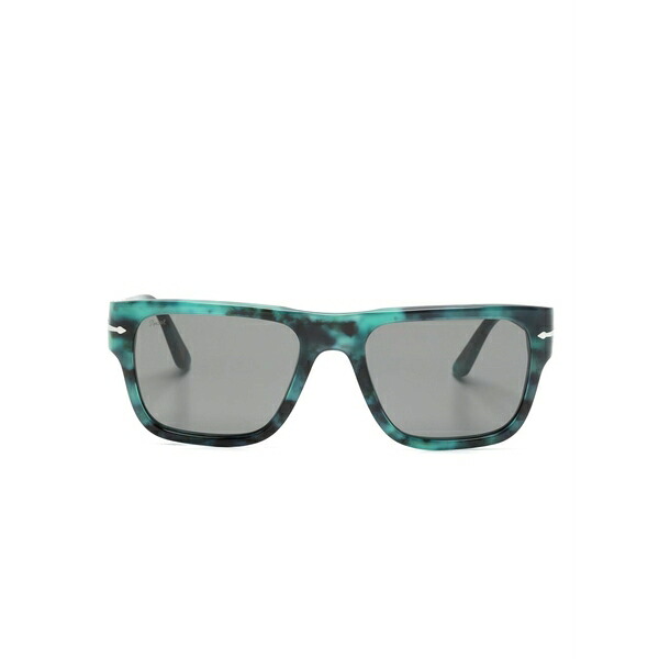 ペルソル メンズ サングラス・アイウェア 付属物 Tortoiseshell square-frame sunglasses Blue