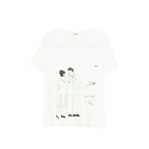 ボーディ メンズ ティーシャツ トップス Companion t-shirt White