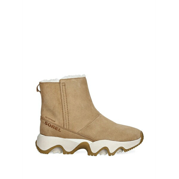 ソレル レディース ブーツ シューズ Kinetic side-zip boots Brown｜asty