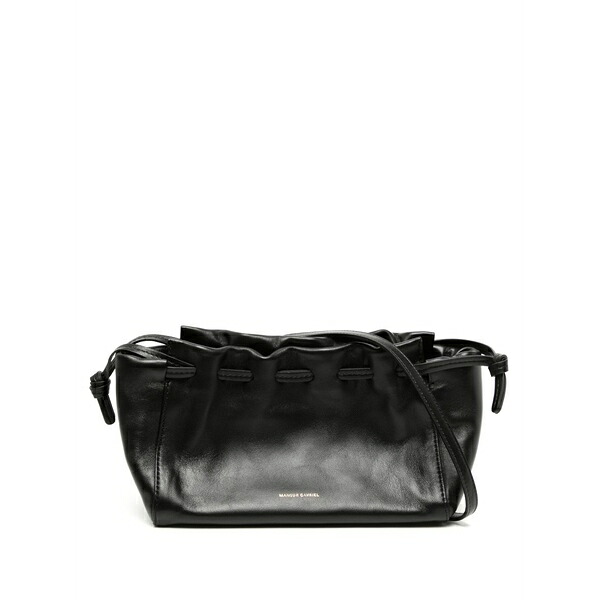 マンスールガブリエル レディース ショルダーバッグ 御徒面子 Mini bloom shoulder bag Black