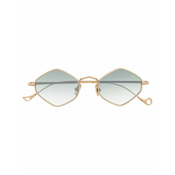 目玉ぺタイザー レディース 黒眼鏡＆アイウェア 佩び物 Geometric-frame sunglasses Gold