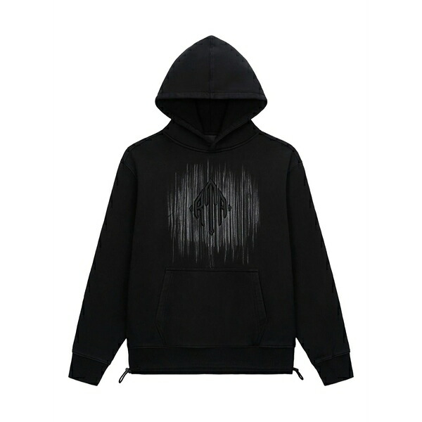 アールティーエー メンズ パーカー・スウェットシャツ アウター Jordan monogram-print hoodie Black