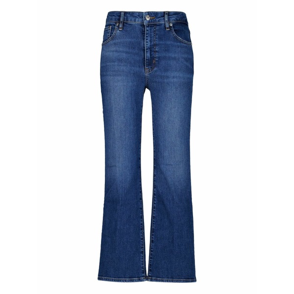 一こま レディース 心地よいズボン下 ボトムス Foxley cropped jeans Blue