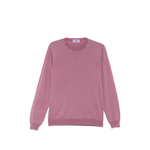 デラ・チアーナ メンズ 編み物\u0026ティーシャツ アウター Crew neck long-sleeve sweater Purple