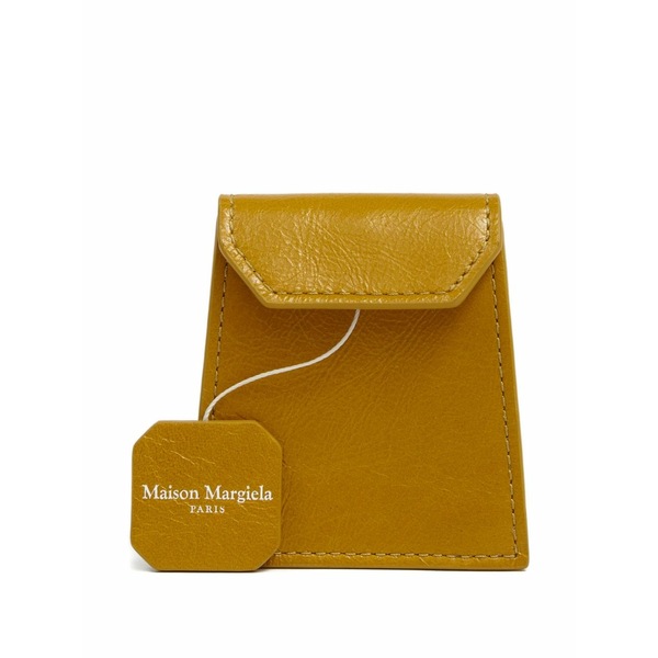 マルタンマルジェラ レディース 金入れ 付属物 Tea-bag flap charm Yellow