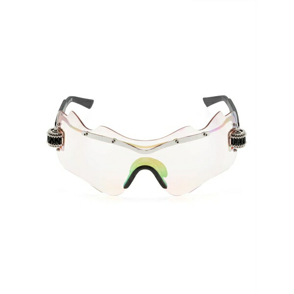 クボラウム メンズ サングラス・アイウェア 付属物 E16 rimless sunglasses Black