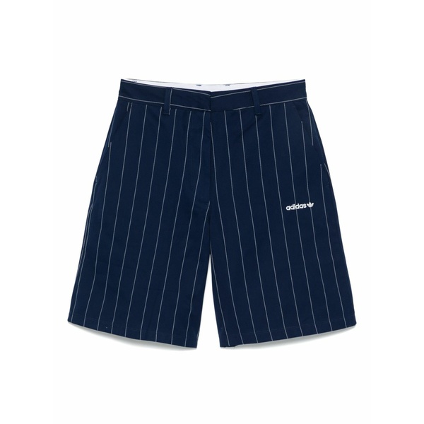 アディダス レディース カジュアルパンツ ボトムス Pinstriped shorts Blue｜asty