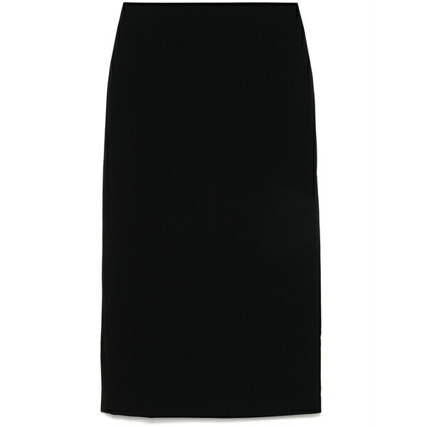 行動論理 レディース スコート ボトムス Crepe skirt Black