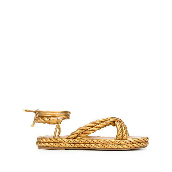ヴァレンティノ ガラヴァーニ レディース サンダル シューズ The rope sandals Gold