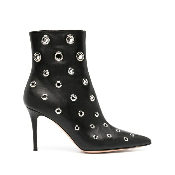 ジャンヴィト ロッシ レディース ブーツ シューズ 150mm eyelet-embellished ankle boots Black|asty