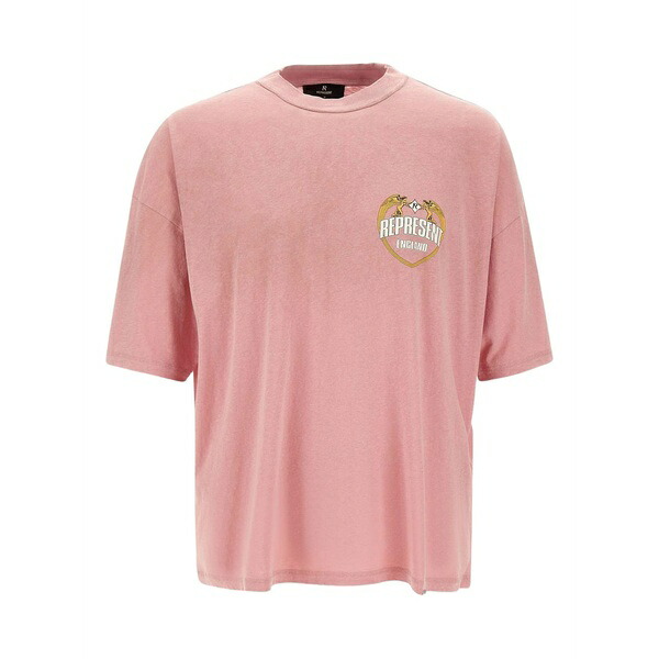 リプレゼント メンズ スポーツシャツ トップス Graphic-print t-shirt Pink