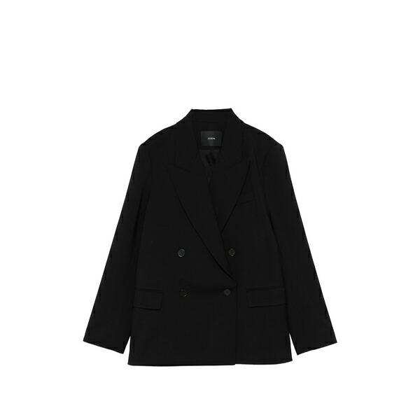 ジョセフ レディース 上衣＆上衣 アウター Double-breasted blazer Black