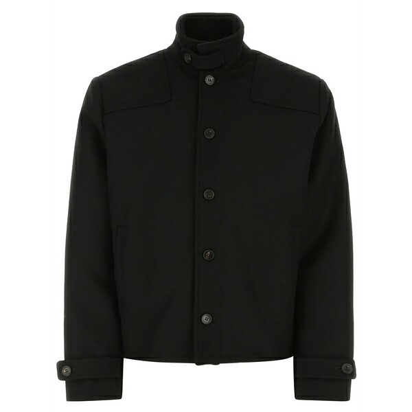 フォーティーンブロス メンズ 上衣＆上衣 アウター Wool jacket Black