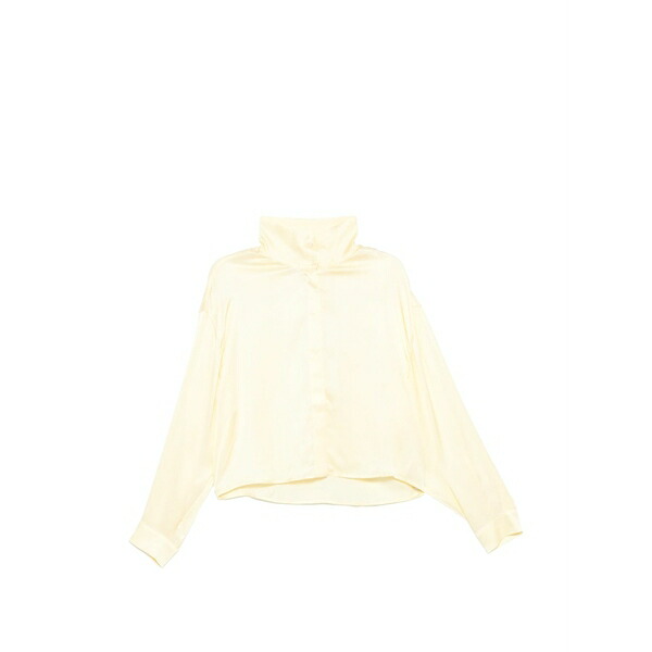 イロ レディース プルオーバー トップス High neck top Neutrals