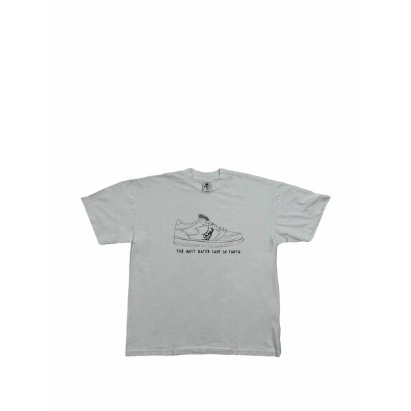 ウォーレンロータス メンズ プルオーバー トップス Most hated sneaker logo t-shirt White