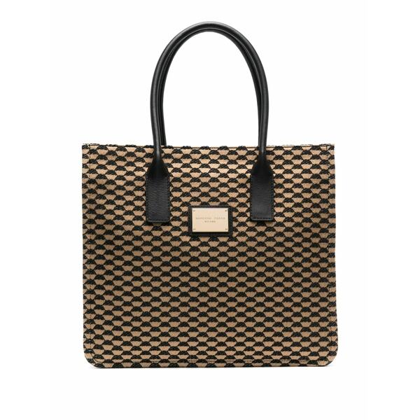 ロベルトフェスタ レディース トートバッグ 御徒面子 Bruna jacquard tote bag Black