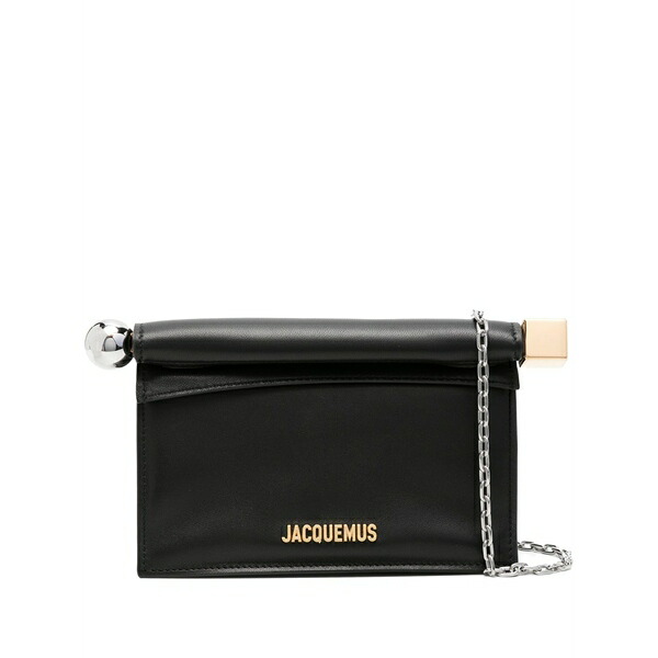 ジャクエムス レディース クラッチペダル御徒面子 御徒面子 Rond carr￡ small clutch bag Black