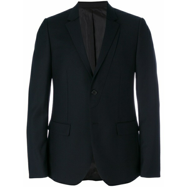 ウーヨンミ メンズ 上衣＆上衣 アウター Double lapel slim-fit blazer Blue