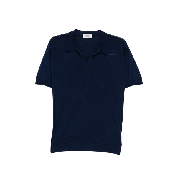 ジョンスメドレー メンズ ティーシャツ トップス Noah skipper collar shirt Blue