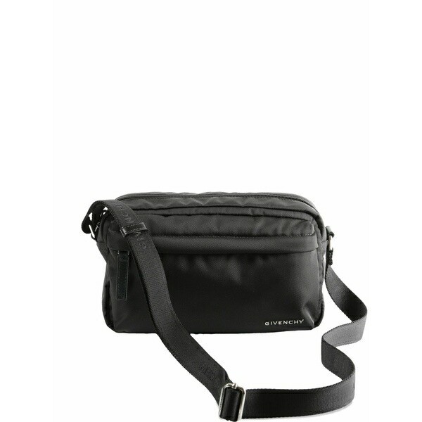 ジバンシー メンズ ショルダーバッグ 御徒面子 Essential u zipper-closure crossbody bag Black