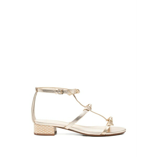 アレクサンドラ禽鳥マン レディース サンダル シューズ Lolita knot-detail sandals Gold
