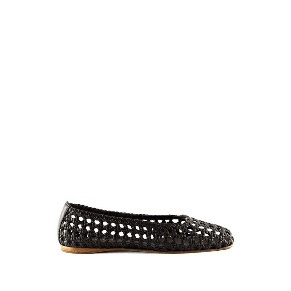 パロマ バルセロ レディース サンダル シューズ Woven ballet flats Black