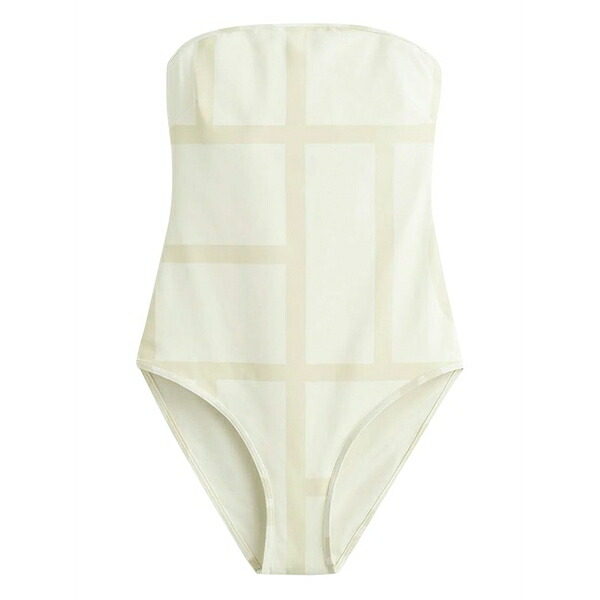トーテム レディース 衣裳 トップス Monogram strapless swimsuit Neutrals