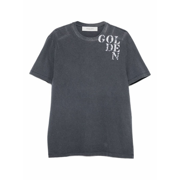 ゴールデングース メンズ プルオーバー トップス Graphic-print cotton t-shirt Blue