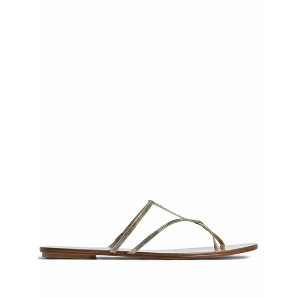 ペドロガルシア レディース サンダル シューズ Crystal-embellished strap sandals Gold