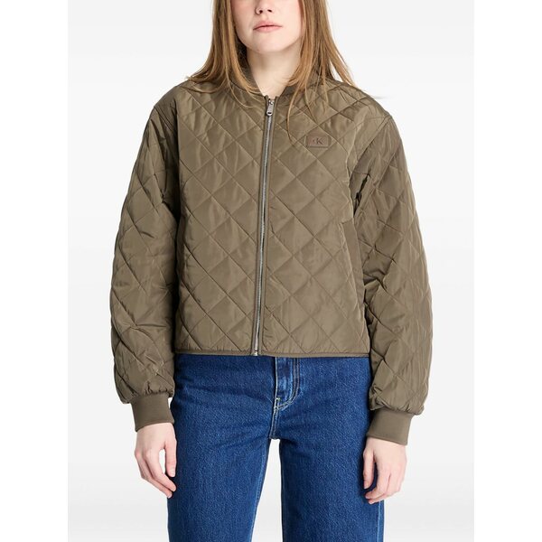 カルバンクライン レディース 上衣＆上衣 アウター Quilted jacket Green