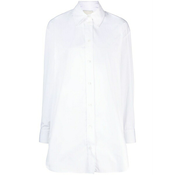 イザ呼びりん マラン レディース プルオーバー トップス Cylvany cotton shirt White