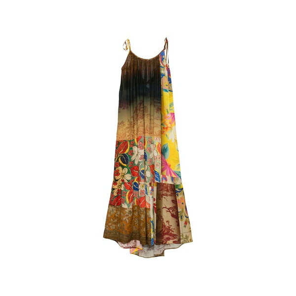 １２０％リノ レディース 衣裳 トップス Floral-print maxi dress Brown