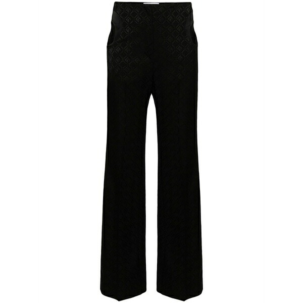 米国海兵隊員 独居室 レディース 心地よいズボン下 ボトムス Moon diamant-jacquard trousers Black