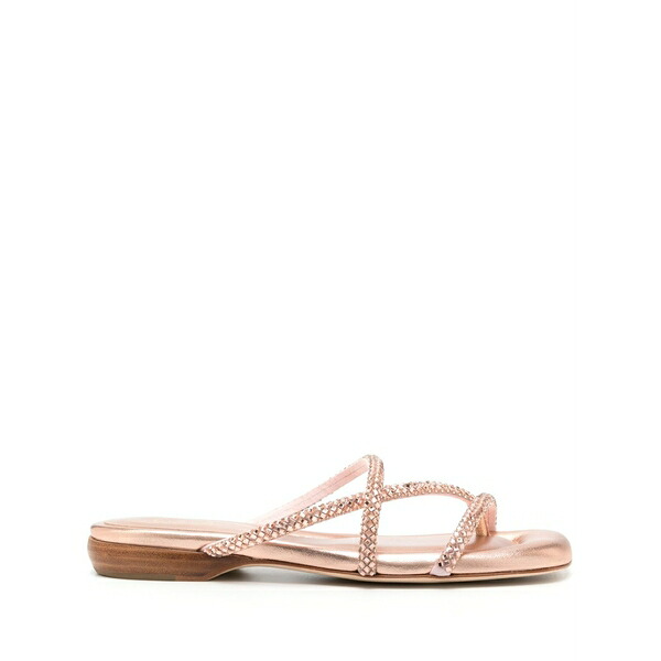 死灰 レディース サンダル シューズ Rubis crystal-embellished slides Pink