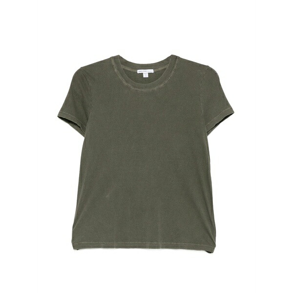 ジェームス 金入れ レディース ティーシャツ トップス Crew-neck t-shirt Green