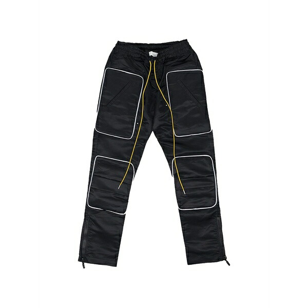 ルード メンズ 心地好いズボン下 ボトムス Racer moto trousers Black
