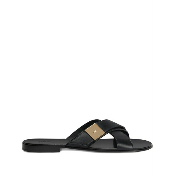 ジュゼッペザノッティ メンズ サンダル シューズ Flavien crowned leather sandals Black