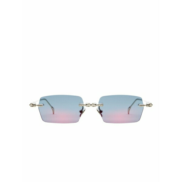クボラウム メンズ サングラス・アイウェア 付属物 H61 rectangle-frame sunglasses Gold