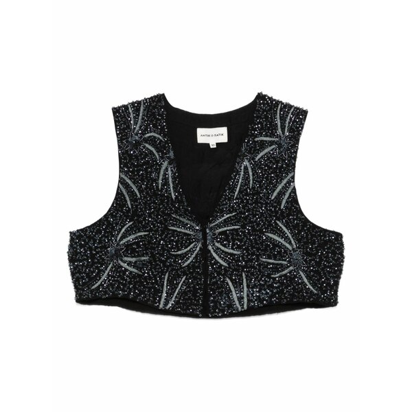 アンティックバティック レディース プルオーバー トップス Embellished top Black