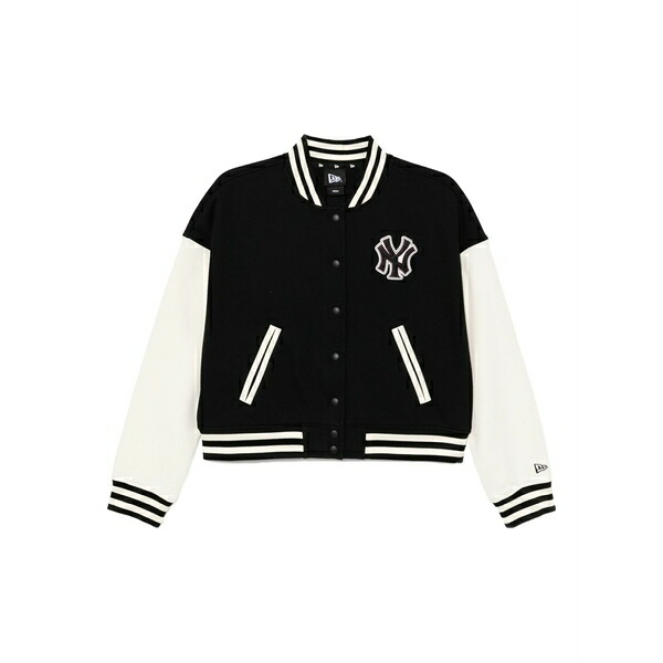 ニュー内鰓 レディース 上衣＆上衣 アウター Logo-embroidered jacket Black