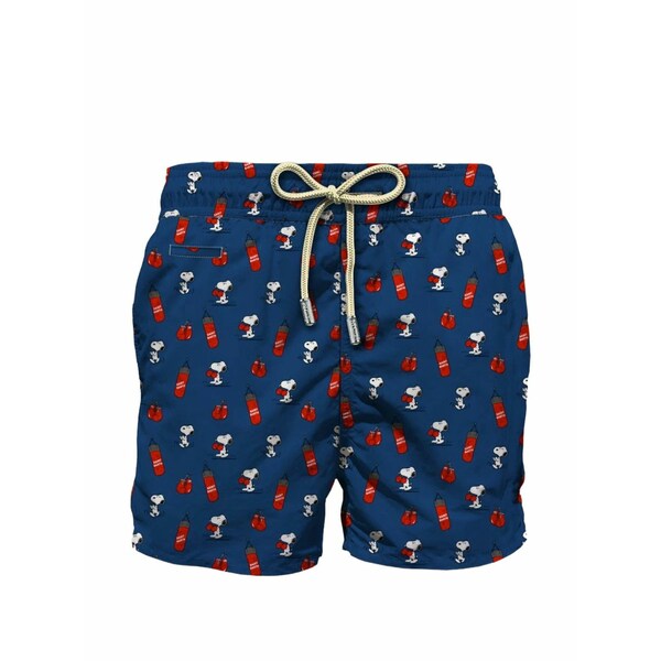 エムシーツーセイントバース メンズ 心地好いズボン下 ボトムス X peanuts lighting swim shorts Blue