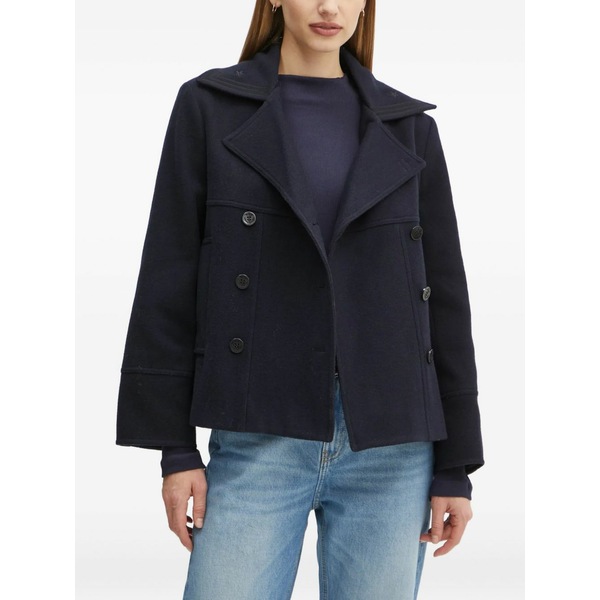 ザ・クープルス レディース 厚地の外套 アウター Double-breasted coat Blue