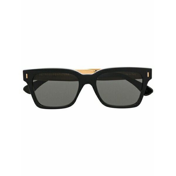 レトロスーパーフューチャー メンズ サングラス・アイウェア 佩び物 Francis square-frame sunglasses Black