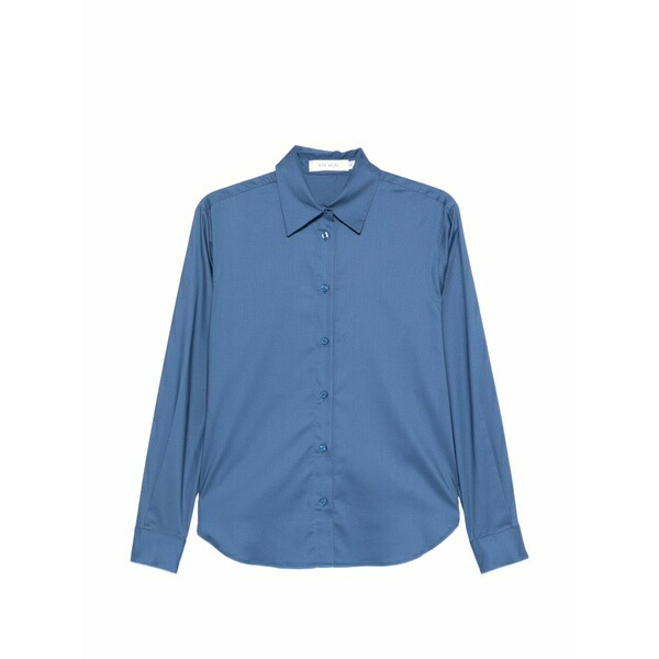 アヤ ムーサ レディース プルオーバー トップス Telia buttoned shirt Blue