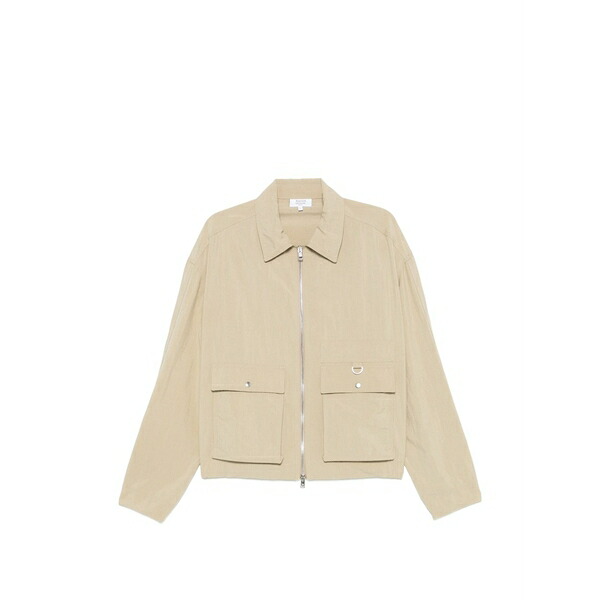 棲み家 稲荷 メンズ 上衣＆上衣 アウター Zip-up flap-pocket jacket Neutrals
