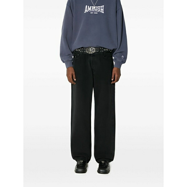 アンブッシュ メンズ ジーンズズボン下 ボトムス Cotton jeans Black