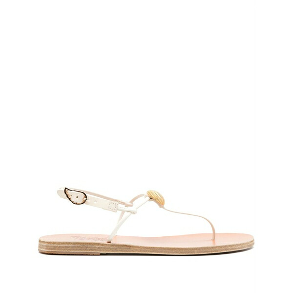 アンシエントグリークサンダル レディース サンダル シューズ Dimitra leather sandals White