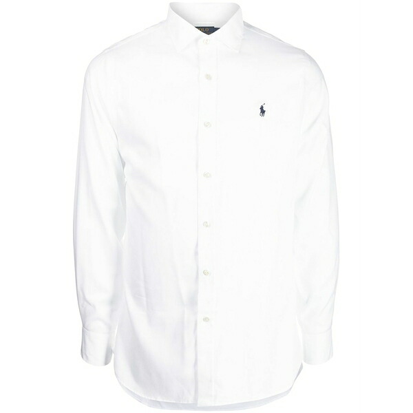 ラルフローレン メンズ シャツ トップス Polo-pony cotton shirt White|asty