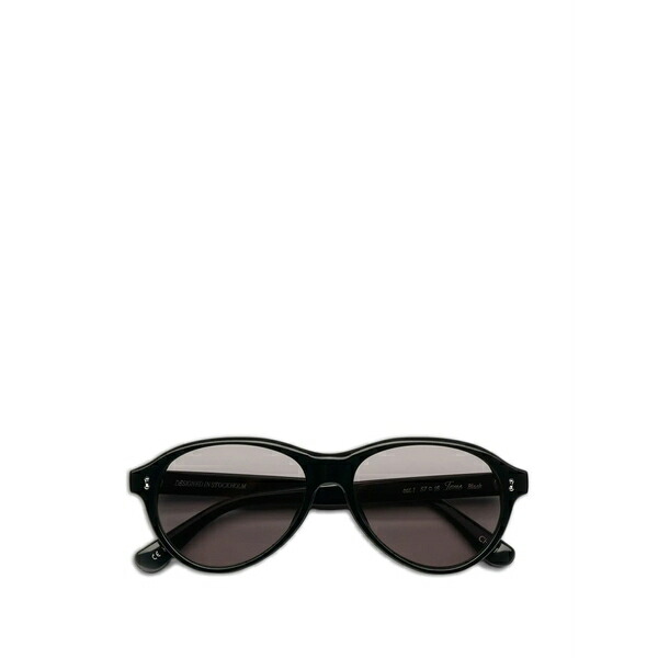 チミ メンズ サングラス・アイウェア 添え物 Tome oval-frame sunglasses Black