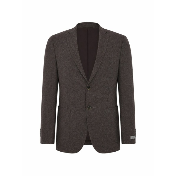 コルネリアーニ メンズ 上衣＆上衣 アウター Patch-pockets long-sleeve blazer Brown